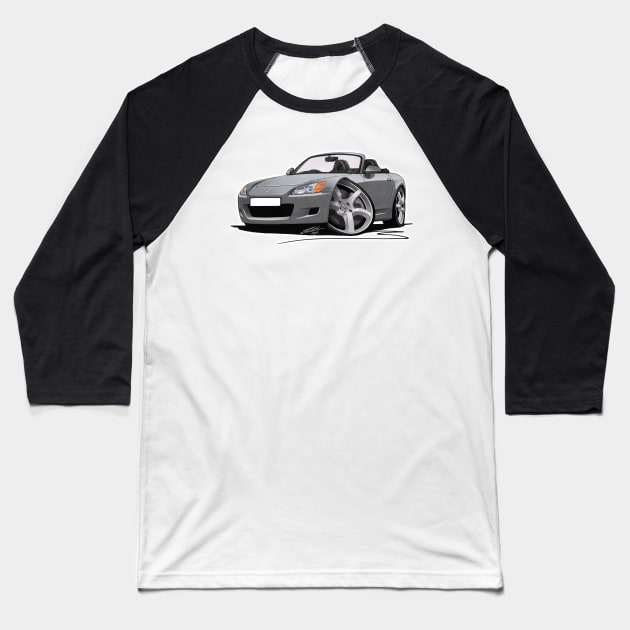 Honda S2000 Grey Baseball T-Shirt by y30man5